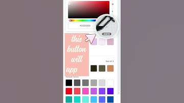 How To Create A Custom Color Palette With Canva #shorts