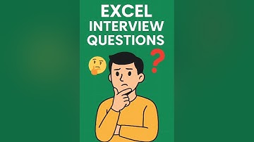 Excel Interview Questions ❓🤔 #tusharrawani