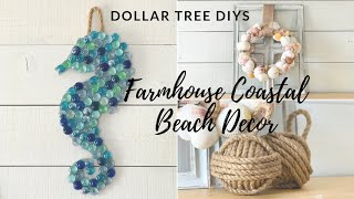 DOLLAR TREE DIY FARMHOUSE COASTAL BEACH DECOR