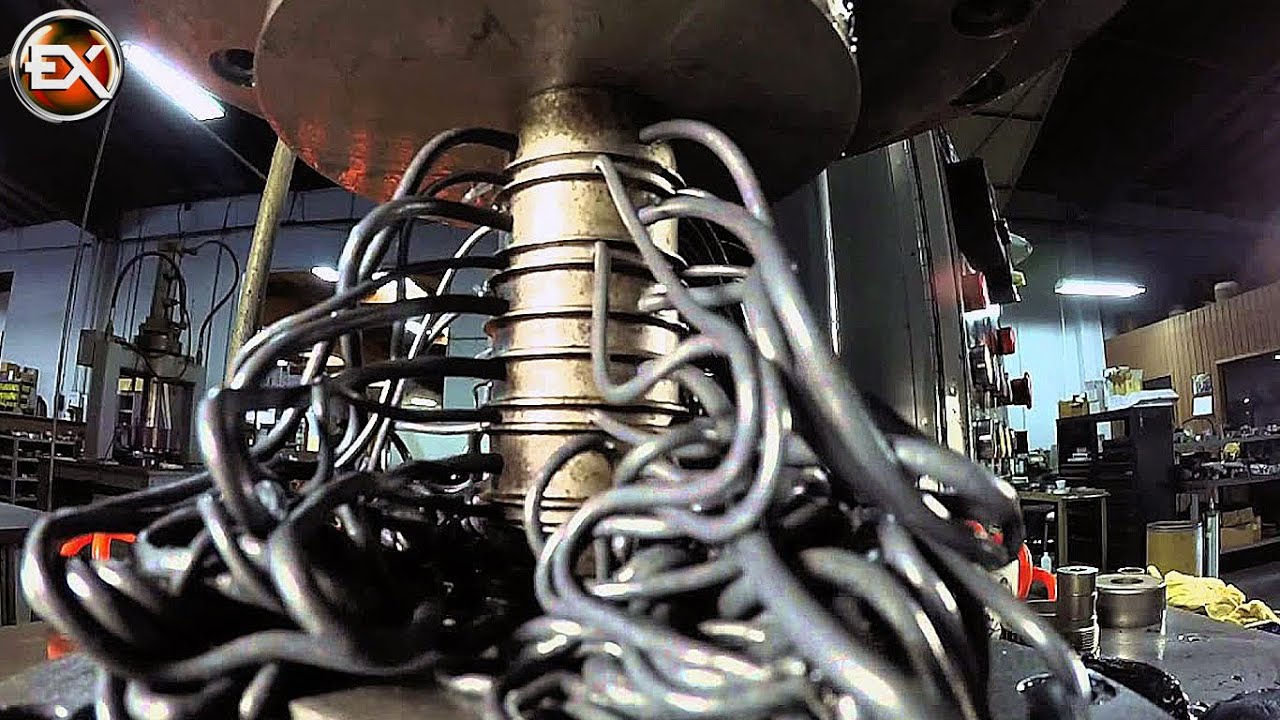 Look at what this Abrasive flow machining can do! Amazing industrial