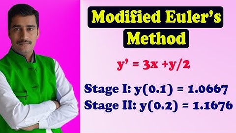 Using Modified Euler