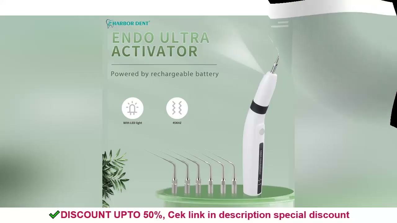 Dental  files remove kit with 6 tips Ultrasonic Activator  Cordless Endodontic Irrigator Root canal