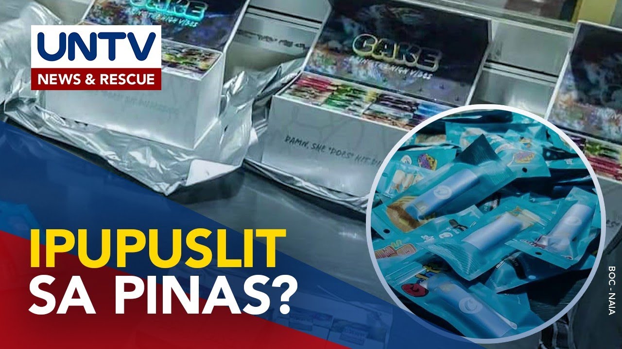 Higit P3.9-M na halaga ng cannabis oil at vape pen, nasabat ng BOC sa NAIA