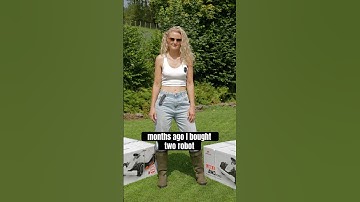 The robots are taking over. 😂 #robotmowers #mower #mowing #robots #lawn #grass