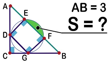 Find the area of a shaded region of a circle. Geometry Challenge. Math Olympiad Geometry problem.
