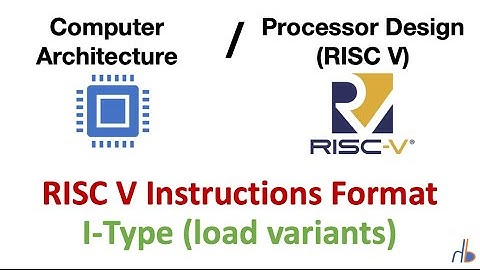 63. RISC V Instruction Format - I Type (load variants)