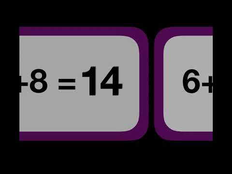 ADDITION FLASHCARDS - Adding by 6