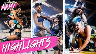 Womens Wrestling Army Highlights Ep. 31 Max The Impaler Vs Billie Starkz And More