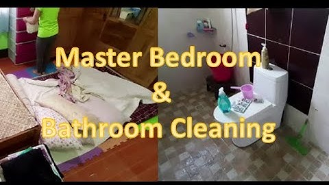 Clean with me 2020 Part 1/ Master Bedroom and Bathroom / No talking