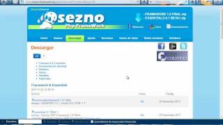 Instalación Osezno PHP Framework