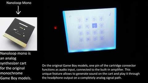 GameBoy Synthesizer W/ Nanoloop Mono - Early Sessions