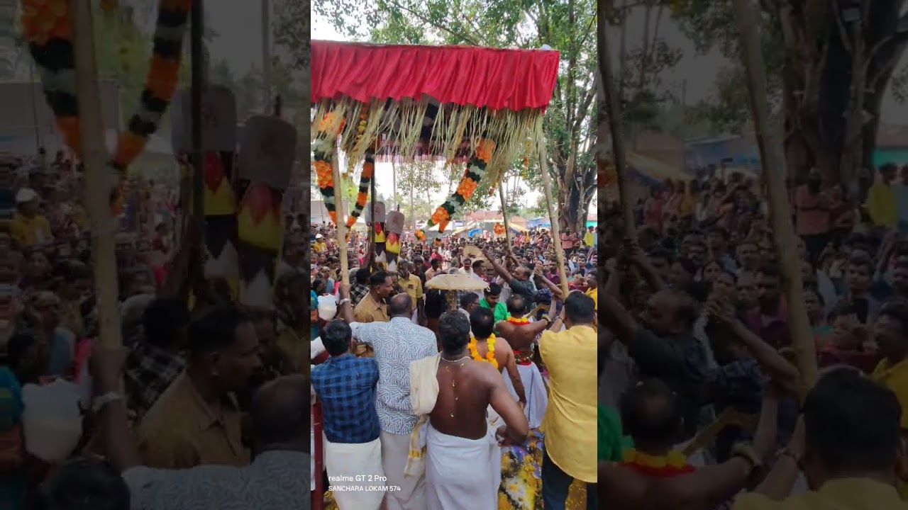 # കുംഭ ഭരണി വേല - പന്തൽ ⛩️ കുറുമാലിക്കാവ് - 2026