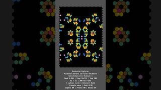 Hexaverse Explorer #cellularautomata #algorithmicart #shorts #mathart