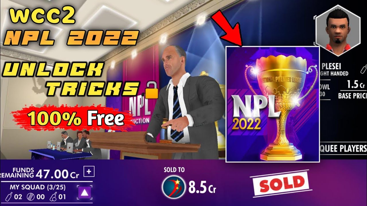 Wcc2 NPL 2022 Unlock 🔓 Tricks V3.0 whitout Hack ! Full Review | wcc2