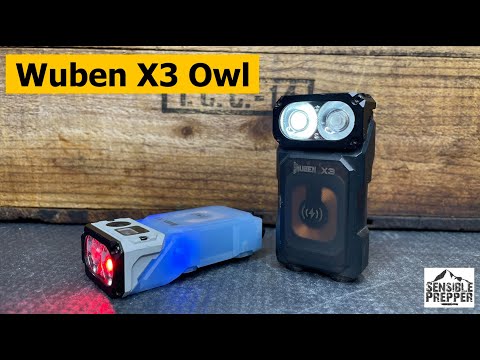 Wuben X3 Owl Rotating Head Flashlight