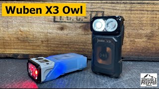 Wuben X3 Owl Rotating Head Flashlight