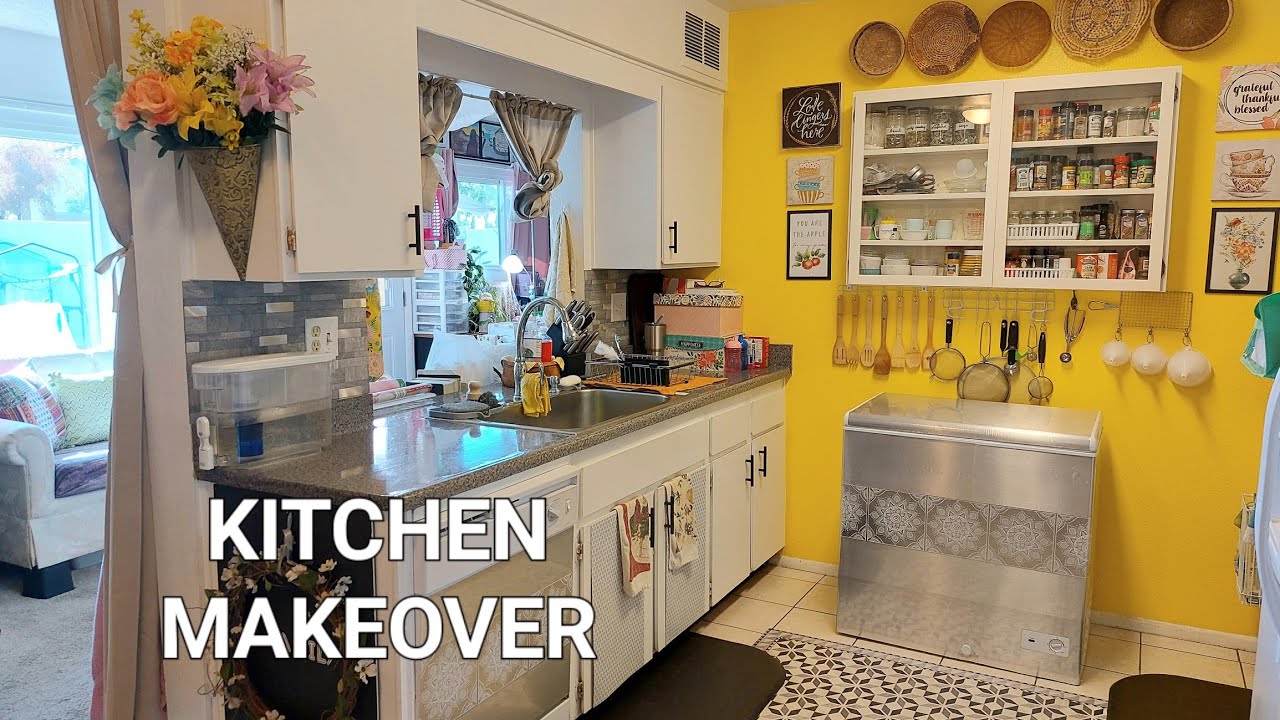 DIY Kitchen Makeover on a Small Budget - YouTube