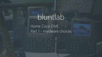 Cisco CallManager Express Home setup - Part 1 | Hardware