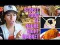 Taiwan Night Market - Eating Taiwanese Street Food in Taipei along Raohe Street (饒河夜市)