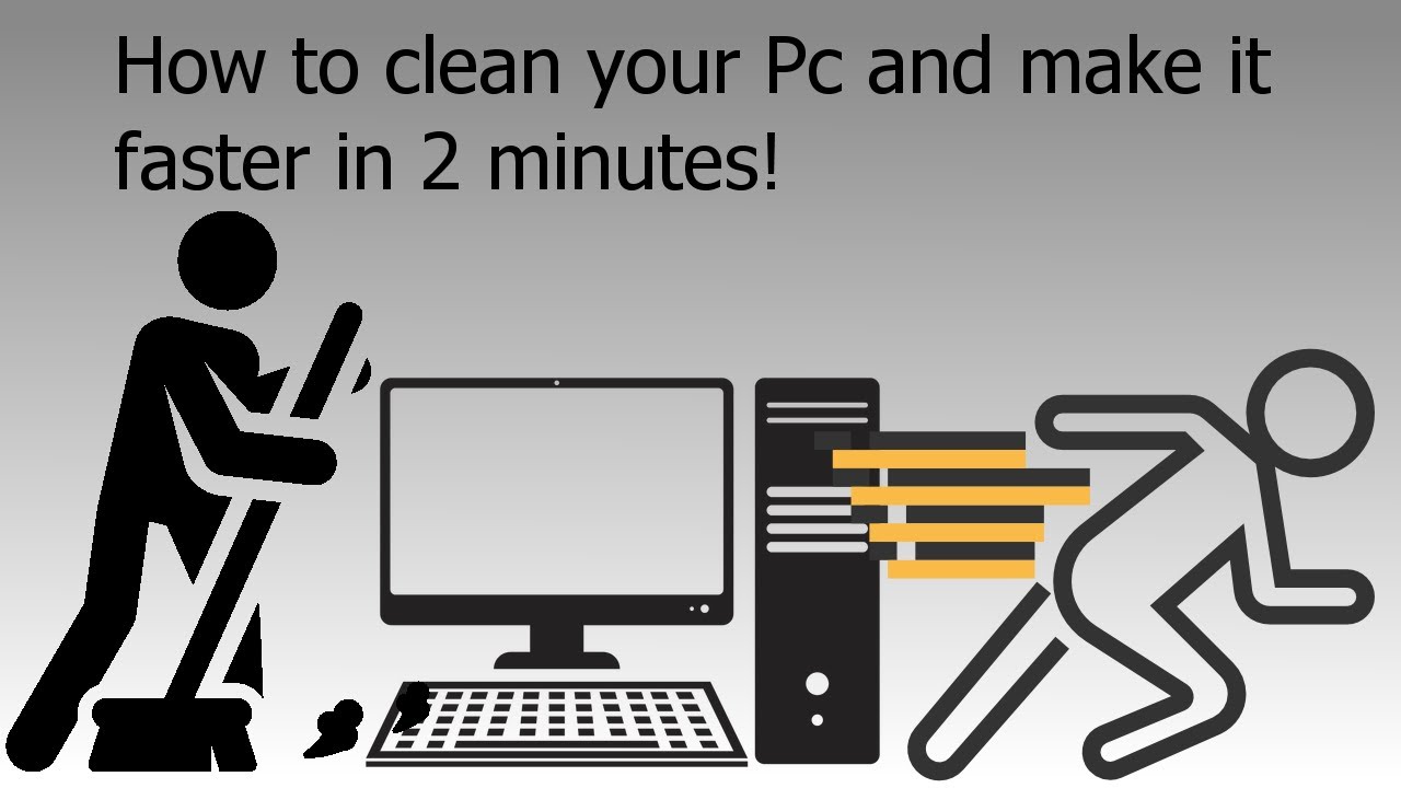 How to clean your pc and make it faster (IN 2 MINS!) - YouTube