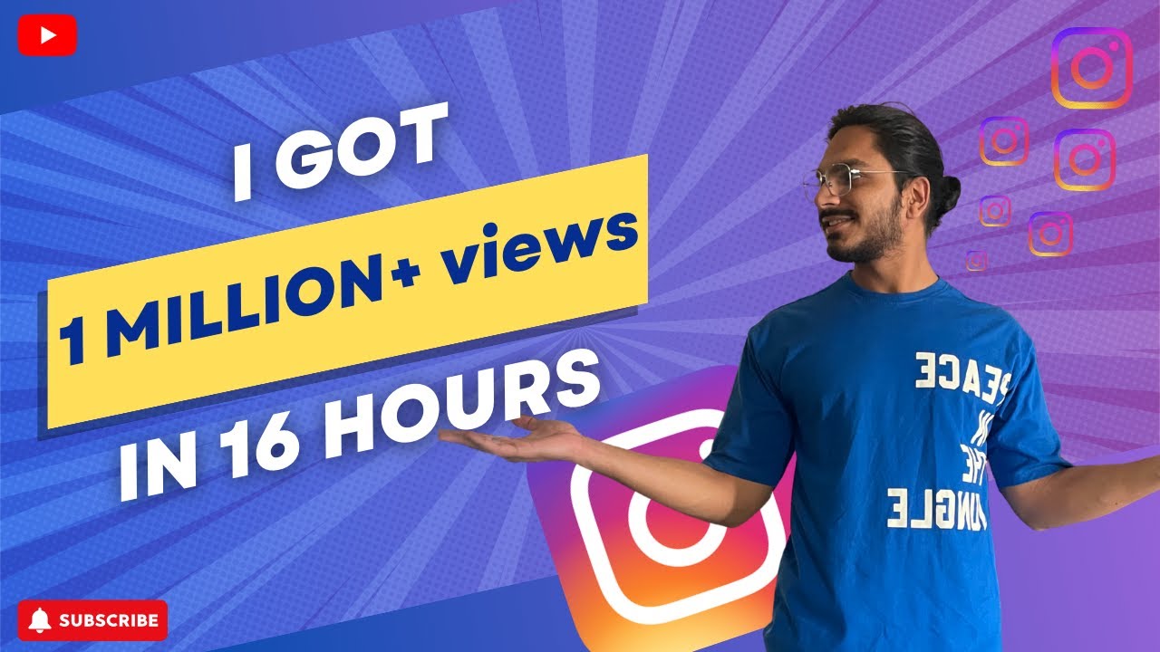 1M+ views on Instagram reel in less than 16hrs...