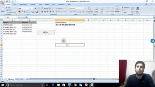 Bulk String Pattern Validation using Excel VBA by Mohammed Sajid Khan