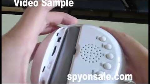 Clock Camera With Remote Control,1280*960