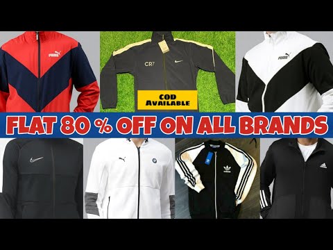 NIKE , PUMA , ADIDAS branded sport jacket and t-shirt FLAT 80% OFF  | Nagpur vlog |