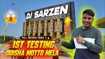 DJ SARZEN LIVE TESTING MOTTO MELA 2025 🔥