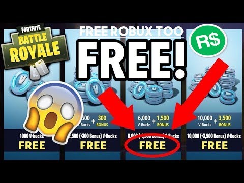 Roblox Fortnite Free V Bucks And Robux Every 5 Min Youtube - acheter des robux en paysafecard roblox free robux