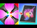 SMART ART TRICKS AND DRAWING HACKS || DIY Edible School Supplies By 123 GO! LIVE