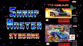 SHMUP Master Streams Top Gear and TMNT 4 with Online 2 Player COOP (SNES)