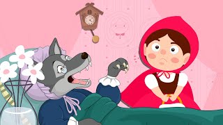 شنل قرمزی و گرگ بد جنس | داستان کوتاه برای کودکان