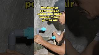 cara menyambung pipa mesin pompa air