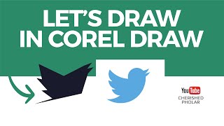 DRAW WITH COREL DRAW (Simple way to start drawing using corel draw)
