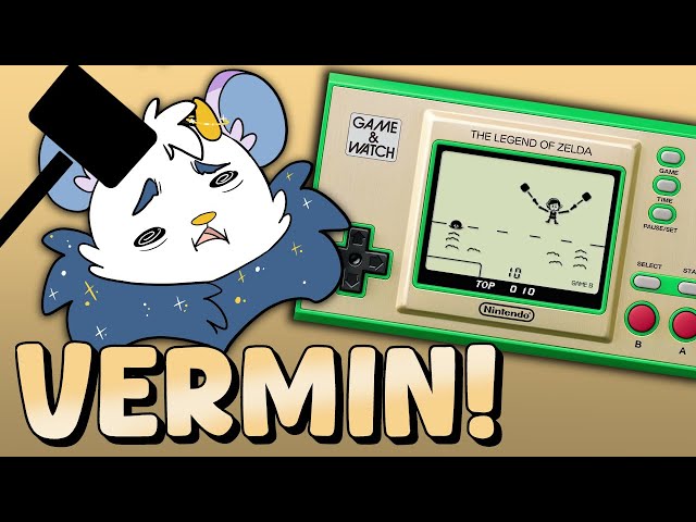 任天堂 ゲームウォッチ バーミン　GAME WATCH VERMIN Nintendo Game & Watch - Vermin (MT-03) Unboxing and Gameplay - YouTube