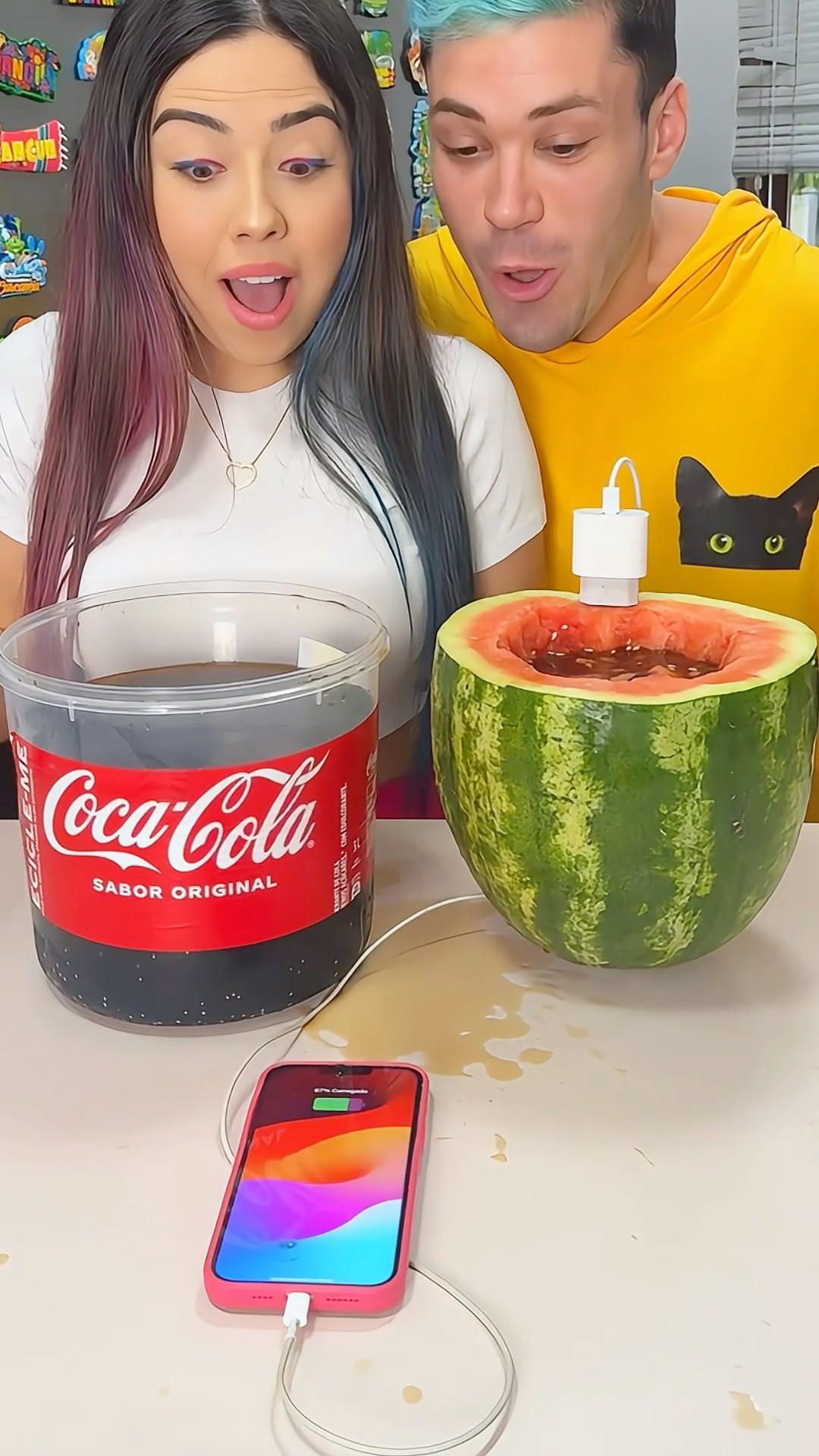 Fez isso com Coca Cola