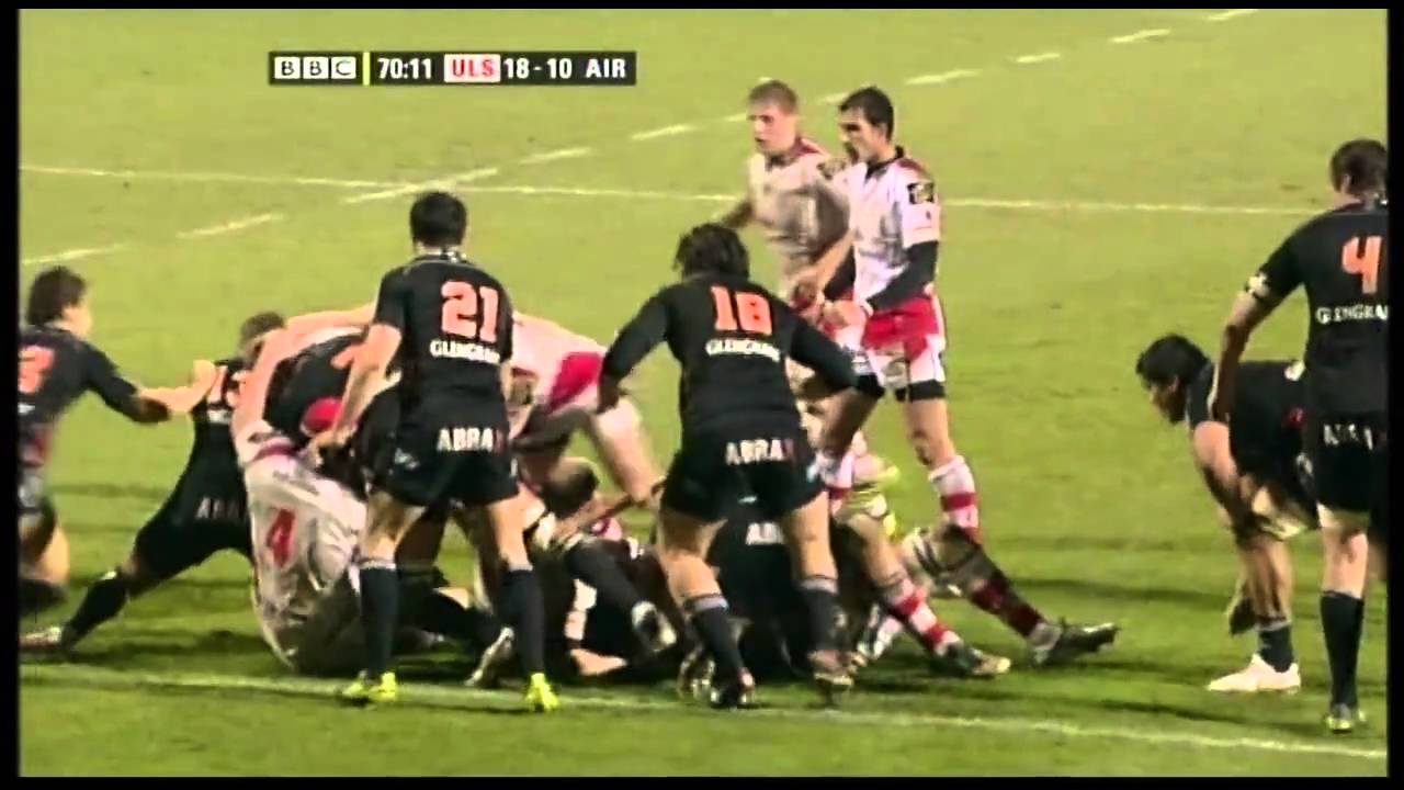 Ulster v Aironi 04/03/2011 Declan Fitzpatrick Try - YouTube
