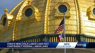 Department of Labor: New Iowa child labor laws are 'inconsistent' with laws at federal level
