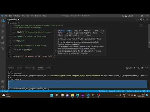 tutorial 4 bytes and byte array