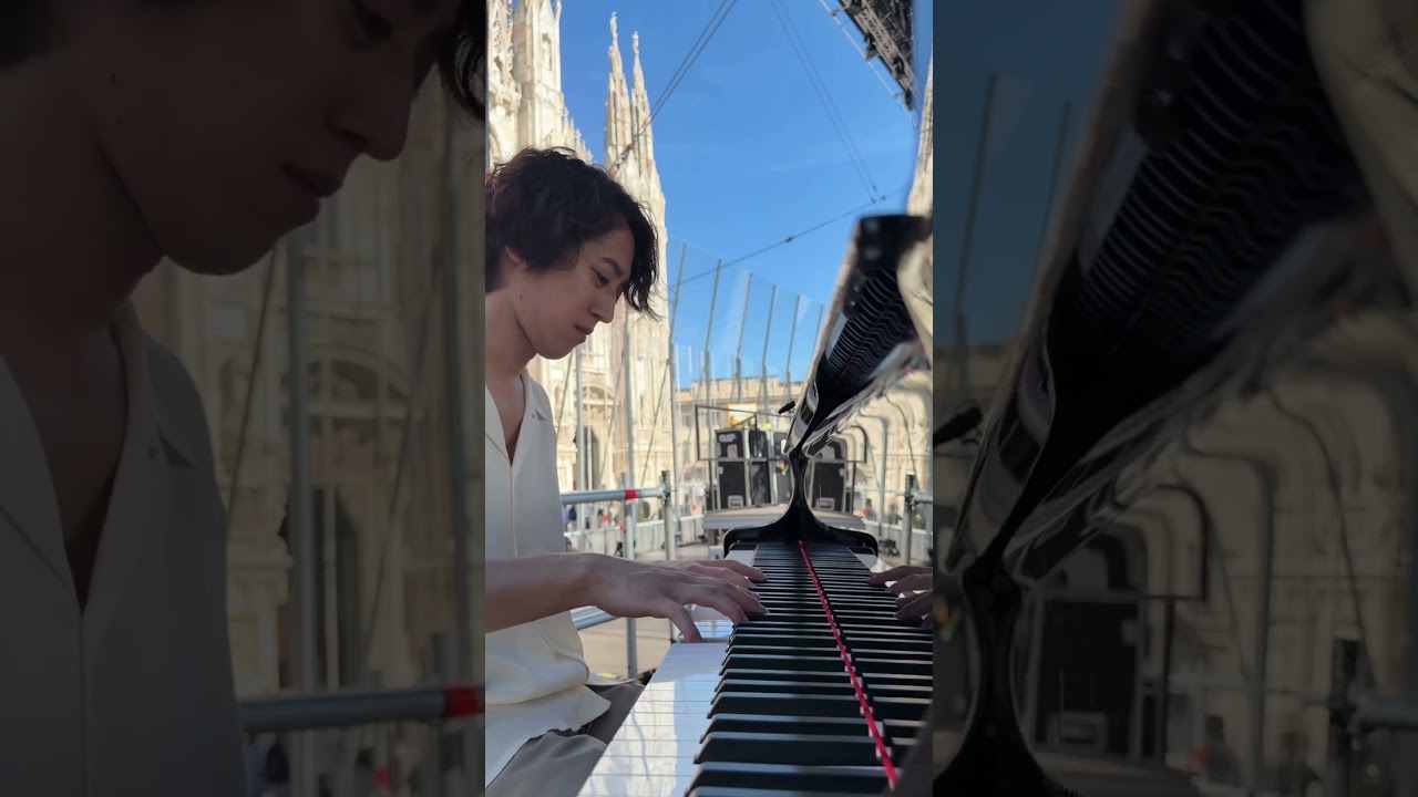 Gershwin - I got rhythm (inspired by Liszt's Un Sospiro) at Piazza del Duomo