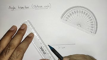 Angle bisector - Obtuse angle
