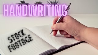 Writing Stock Footage | Signature Stock Footage | Stock Music