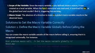Setting a Macro Variable with an if then Statement in SAS/WPS: A Guide to Troubleshooting