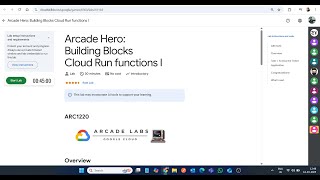 Arcade Hero: Building Blocks Cloud Run functions I || Lab Solution || Google Cloud Arcade 2025