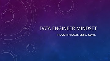How to be a Data Engineer: The Mindset - Thought Process, SKILLS, Goals