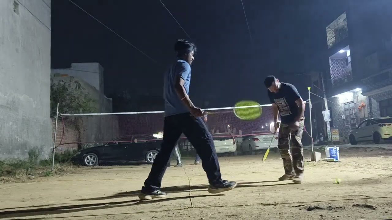 Badminton- Best Of 3, Onkar/Aman Vs Amit/Aakash, Amit/Aakash Wins Score-21/16(1/3 Started 💪🙂‍↔️🏸)