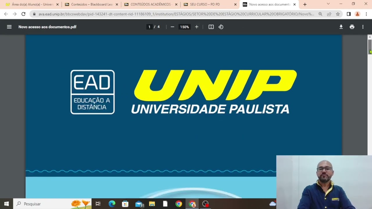 UNIP Estágio Obrigatório 2023  Vídeo 1 de 3 - Documentos para iniciar o estágio