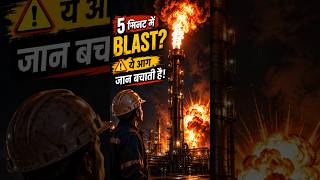 🔥 Oil Refinery Flare System Explained in Hindi | Refinery Blast कैसे रुकता है? 😱#mystery #shorts
