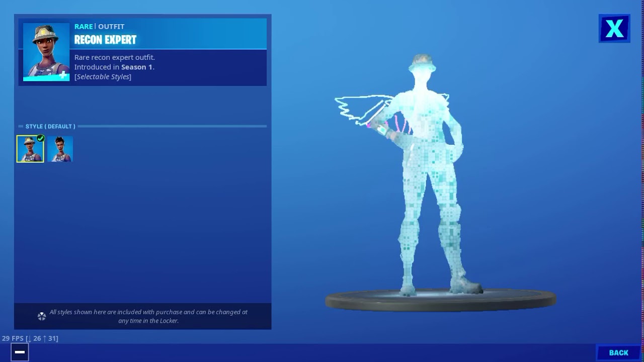 *NEW* RECON EXPERT RETURNS (item shop)